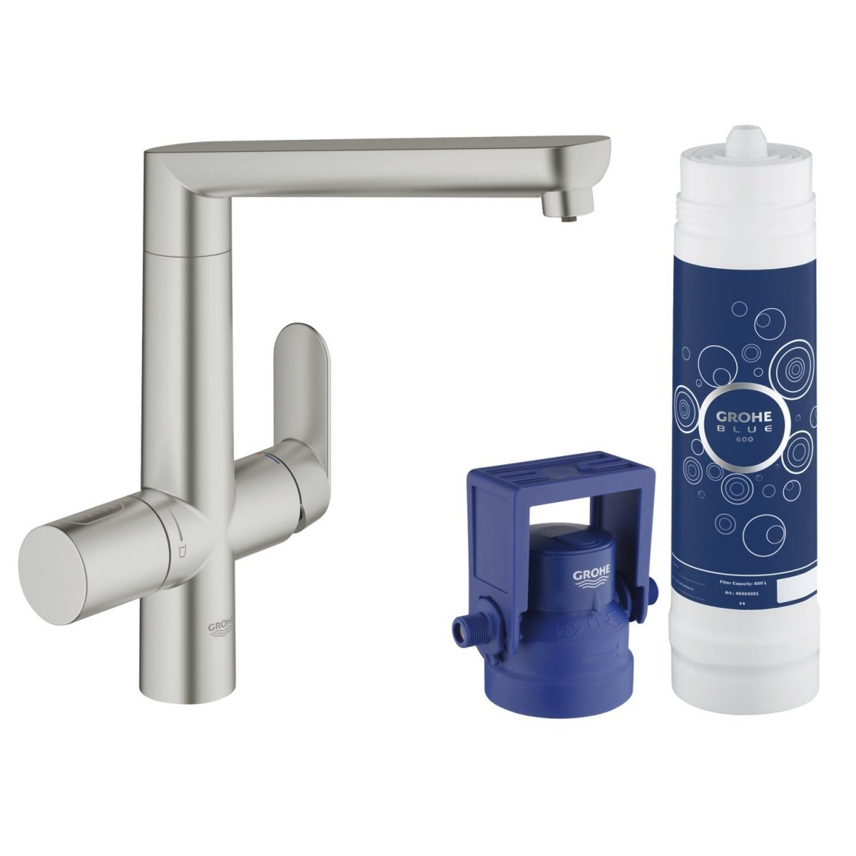 Grohe MISCELATORE GROHE Blue K7 Pure SUPER STEEL 31344DC1