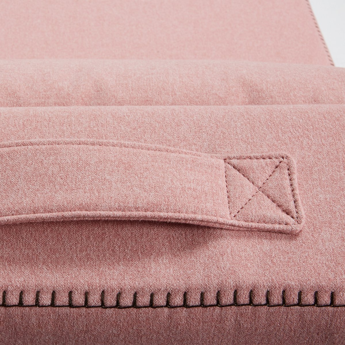 Keihome Linea J Pouf Letto ARTY tessuto rosa